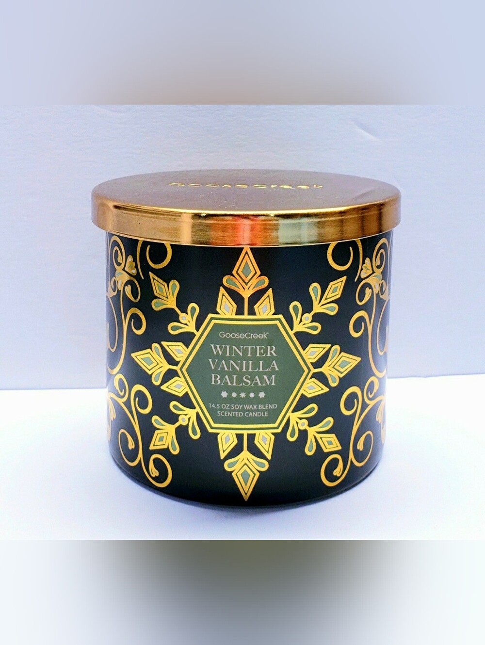 Goose Creek WINTER VANILLA BALSAM Large 3-Wick Scented Candle, 14.5 oz